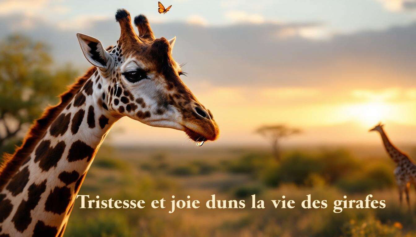 Tristesse et joie dans la vie des girafes : un spectacle émouvant pour enfants