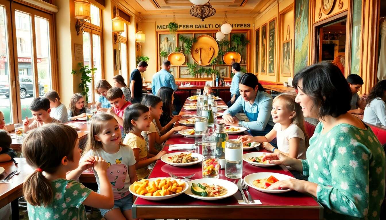 Les meilleurs restaurants pour enfants à Paris