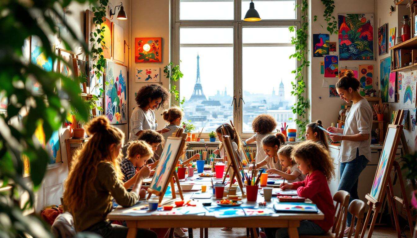 Ateliers créatifs pour enfants à Paris