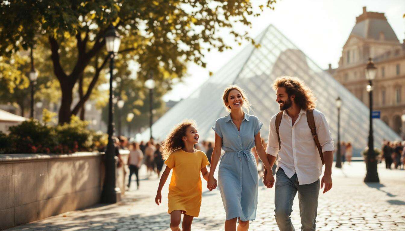 Sortie familiale autour du métro Louvre-Rivoli avec enfants