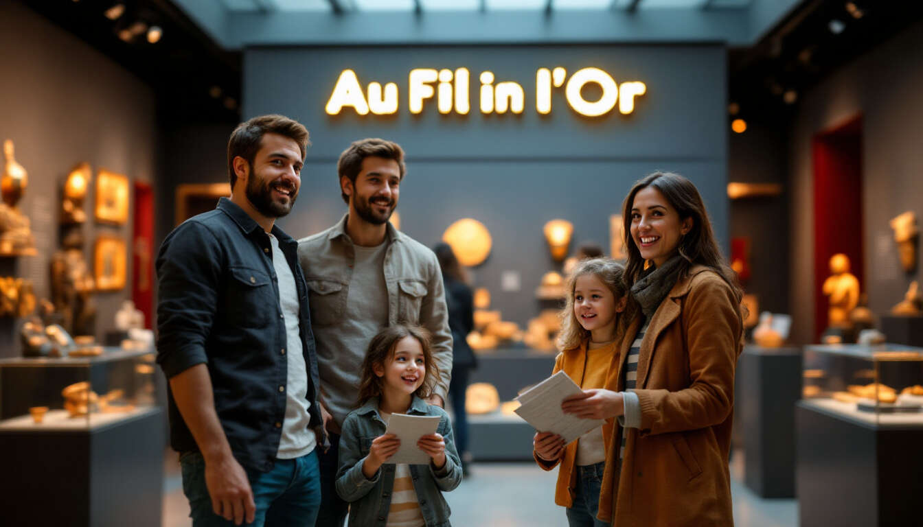Visite en famille : exposition "Au Fil de l'Or" au Musée du Quai Branly