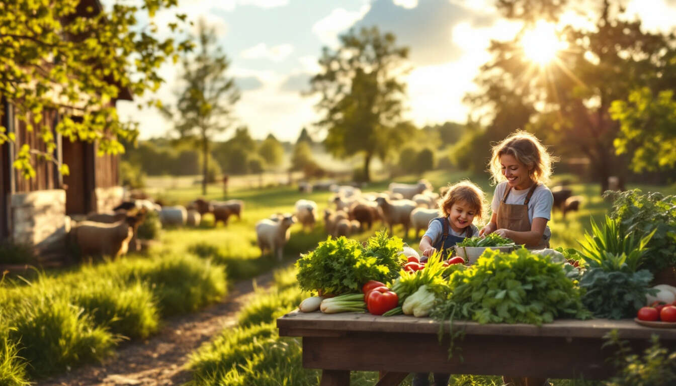 Les Matins Fermiers : atelier Nature Parent-Enfant à la Ferme de la Villette