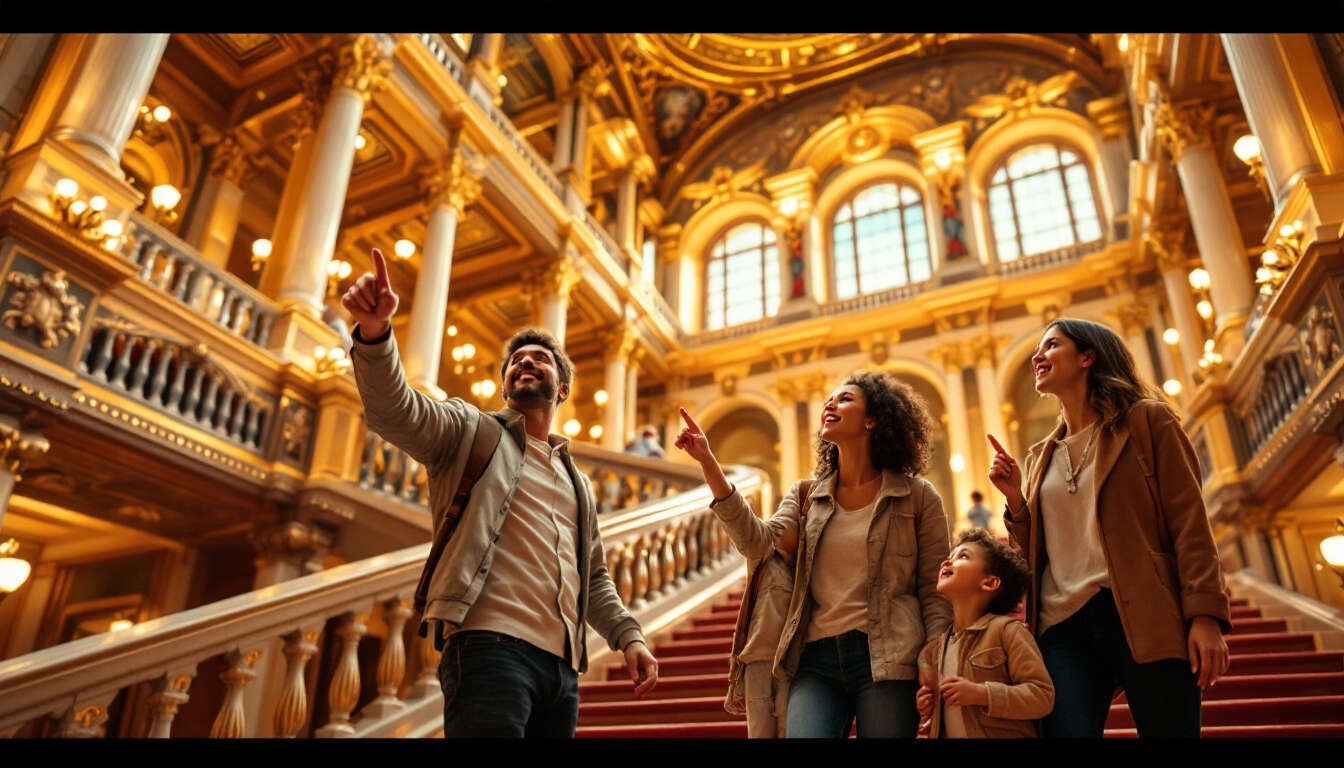 Visite guidée en famille à l'Opéra Garnier : le Saut de Chat