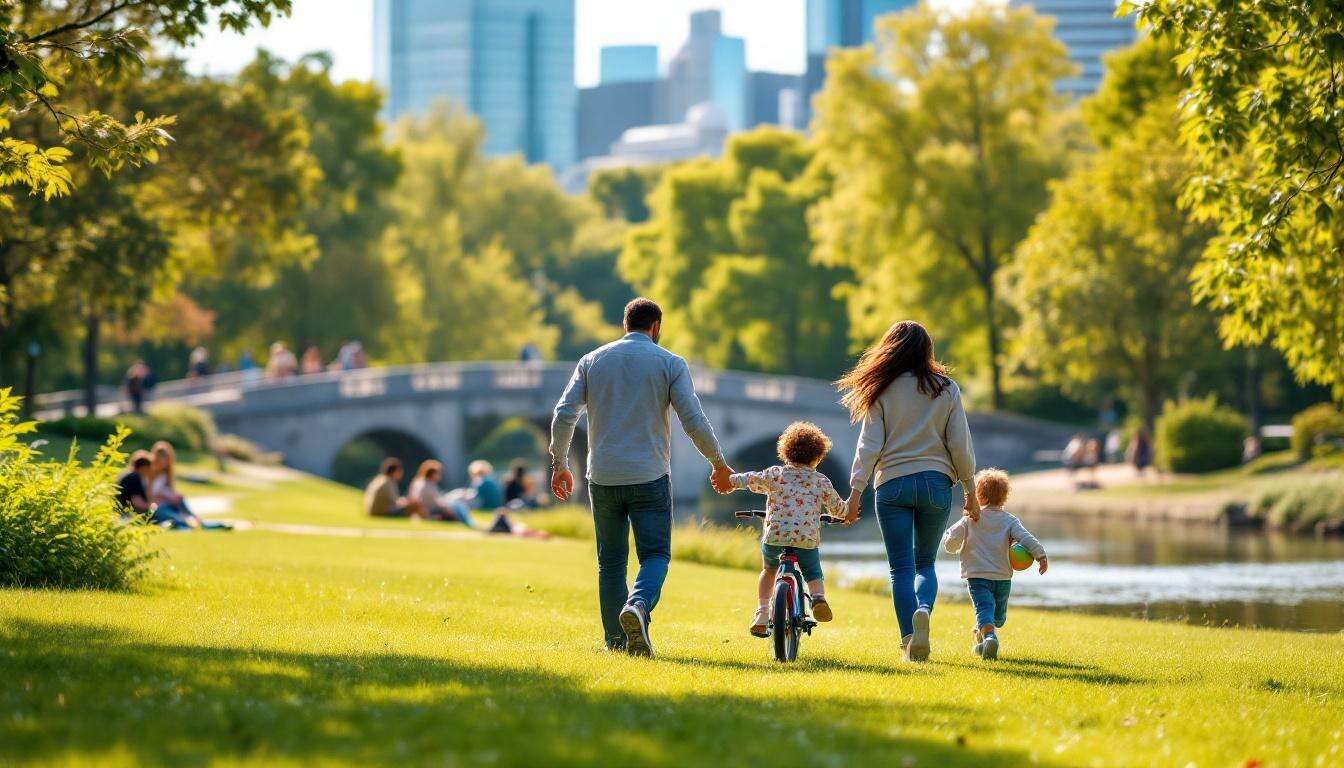 Balade en Famille au Parc de Bercy, paris 12e