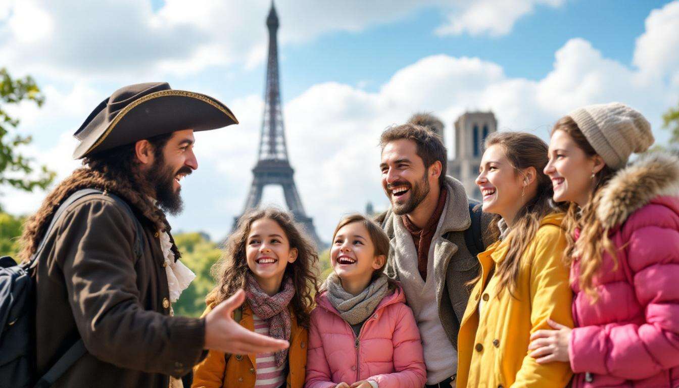 Visites théâtralisées de Paris en famille avec Visites-Spectacles