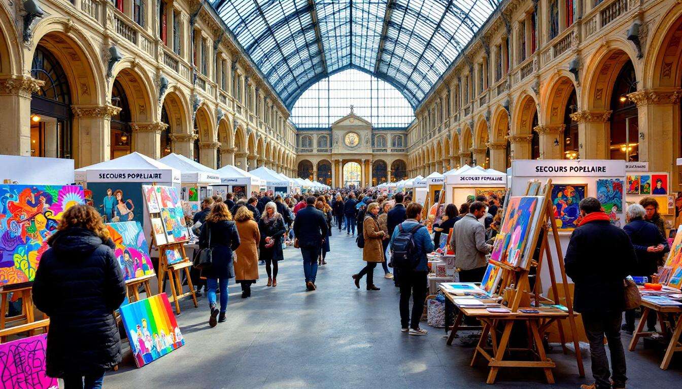 Solid'Art Paris 2025 : événement au Carreau du Temple avec le Secours Populaire