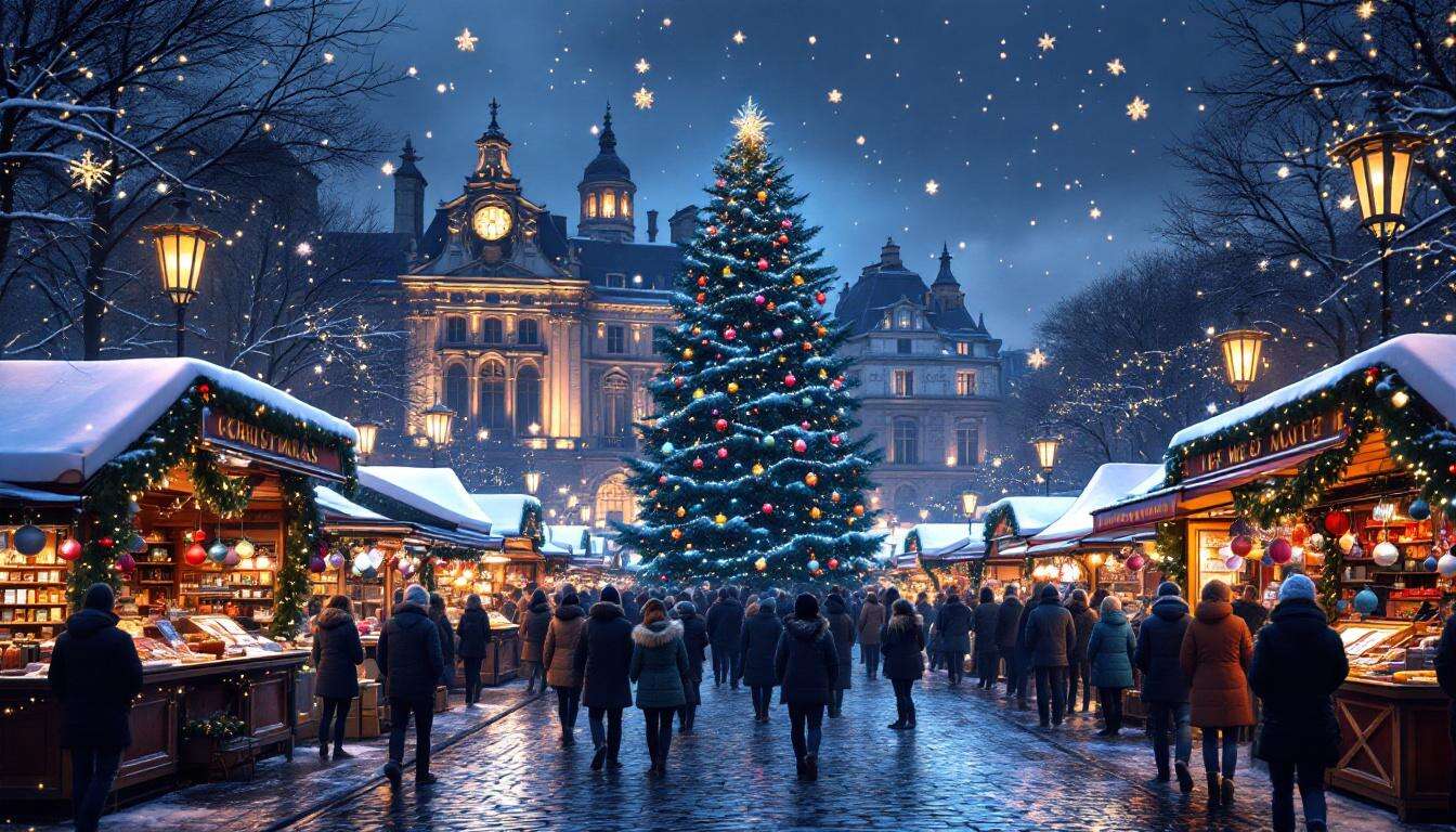 Marché et Animations de Noël à l'Hôtel de Ville, paris 4e