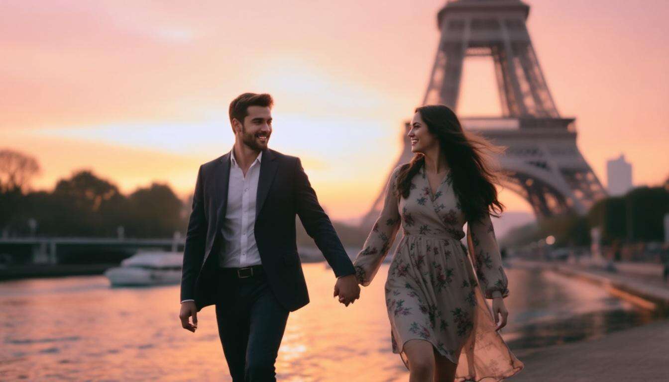 Trois jours romantiques à Paris : première journée en couple