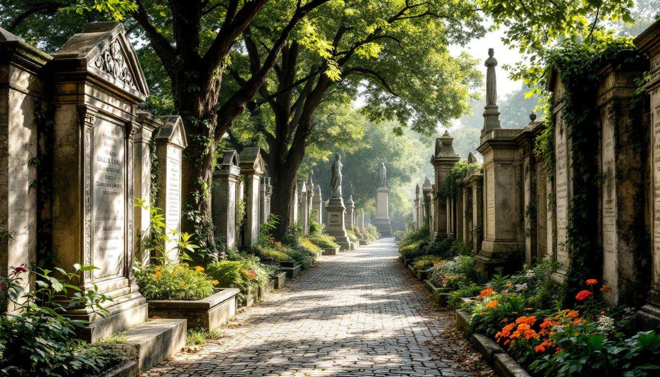 Plan du Cimetière du Père-Lachaise : visite et Découverte