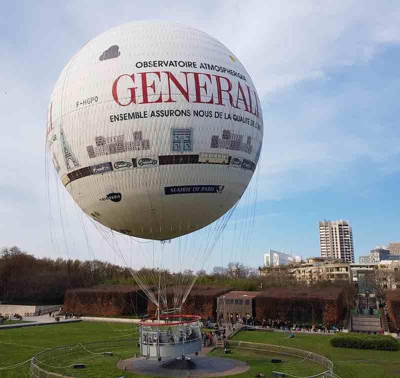 Vol en montgolfière à Paris - Le ballon Générali