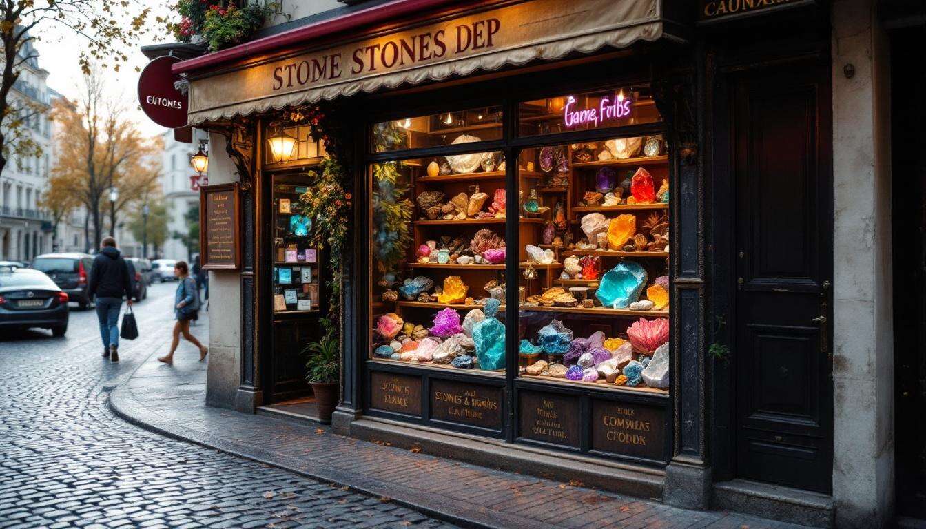 Les meilleures boutiques de pierres et minéraux à Paris