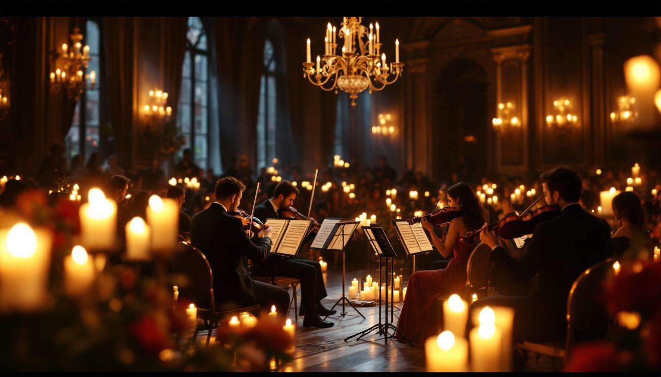 Candlelight : concerts à la lueur des bougies à Paris