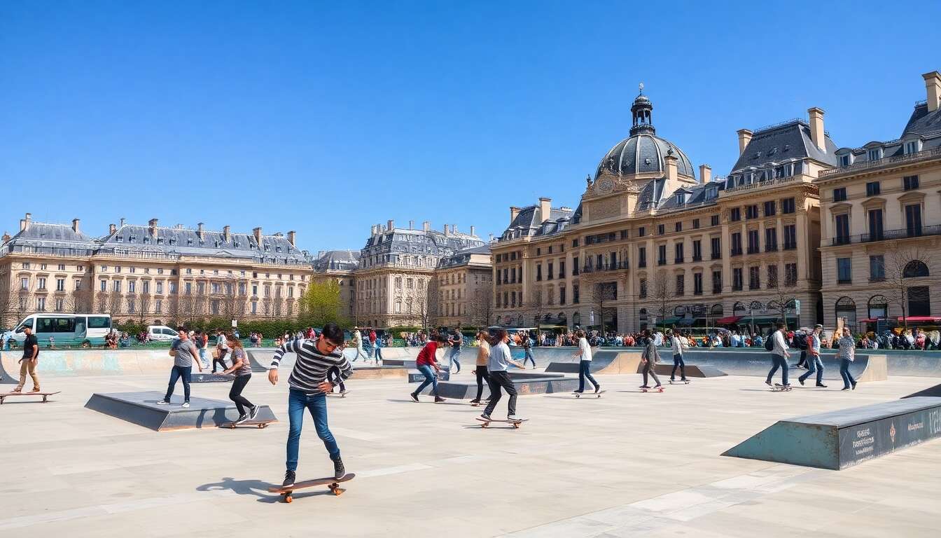 Top des meilleurs skateparks à Paris